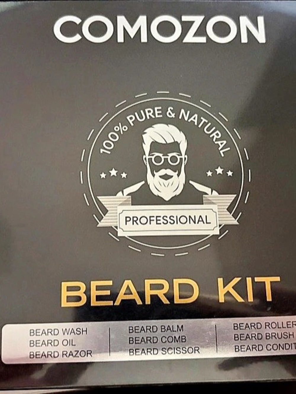 COMOZON Beard Kit Professional Black NWT